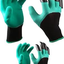 ADBHUTANAND Garden Farming Gloves Washable with Right Hand Fingertips ABS Claws for Pruning, Digging & Planting, Gardening Tool for Home Pots, farming tools for home gardening-image-28