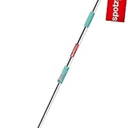 Spotzero By Milton Spin Mop Spares Set Handle with Microfibers Refill(Compatible with Prime, E-Elite, Classic, Ace Mops) Aqua Green-0