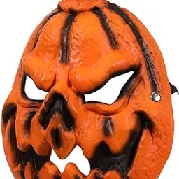 zoomella Pumpkin Mask Face Mask for Cosplay Role Playing Stage Performances|Masks & Eye Masks|Clothing, Shoes & Accessories-picture-35