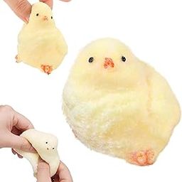 Squishy Toy, Stress Relief Toys Adults, Handmade Chick Taba Squishy Toy Soft Stress Relief Toys for Business People or Families to Release Stress-14