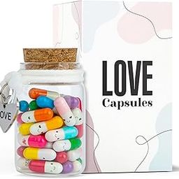 Couples Gift Ideas - Cute Message in Bottle Capsule Letter - Anniversary, Engagement, Wedding Gifts for Boyfriend, Girlfriend, Men, Women, Her, Him, Husband, Wife, Long Distance Relationship-image-26
