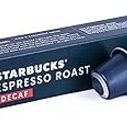 STARBUCKS Espresso Roast Decaf Coffee Pods (10 Capsules) | Nespresso Compatible | Single Serve | Dark Roast | Decaffeinated Coffee-image-17