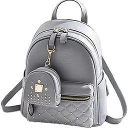 LAVITRA PU Leather Backpack for Girls 10 L Backpack (bag211)-image-10