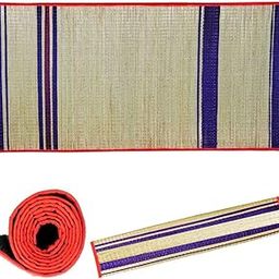Pathamadai korai Grass Mat - Thamirabarani River Korai Grass, 6'x3.5', Solid Pattern, korai pai-image-7
