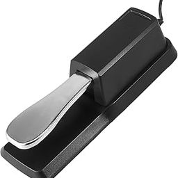 VICASKY Keyboard Sustain Pedal Portable Damper Pedal for Electric Piano Midi Instruments Lightweight Design Easy to Install for Musicians Daily Practice-image-36