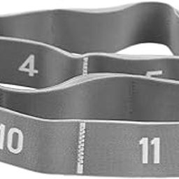 The Style Sutra Resistance Band Exercise Band Yoga Stretching Strap for Gym Pilates Training Gray|Sporting Goods | Fitness, Running & Yoga | Yoga & Pilates | Yoga Straps-image-40