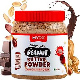 MYPB - Chocolate Peanut Butter Powder | 36g Protein | Natural | 230g - Makes 2X With Water | Gluten Free Chocolate Spread | Best Alternative to Traditional Peanut Butter |-image-60