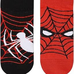 x Marvel The Amazing Spider-Man Themed Lowcut/Ankle Length Socks for Men (Pack of 2 Pairs)(Free Size) Red,Blue-image-14