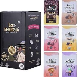 LA ENERGIA HOMEMADE Assorted Box High Protein Energy Bar (Pack of 6) | Gluten-Free | No Whey Added | No Refined Sugar | Healthy Snack | Natural Ingredients (360 gm)-image-19
