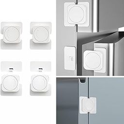 SNOWIE SOFT® 4Pcs Cabinet Locks Safety Locks for Drawer Child-Proof Drawer Lock Anti-Pinch Self Adhesive Furniture Lock for,Cabinet Door Baby Safety Products Home-14
