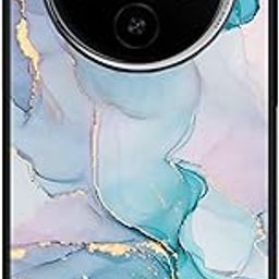 NDCOM for VIVO X100 / VIVO X100 Pro Back Cover Blue Marble Printed Metal Case-image-23