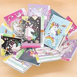 Tera 13 Unicorn Diary with Pen for Girls Boys Kids (Pack of 12) Birthday Return Gifts Party Favors Theme Return Gift for Girls Kids-image-47