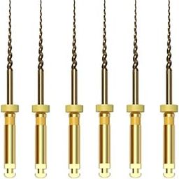 Healix M3 Gold Control Memory NiTI Rotary Files | #20-04%| 21mm Blister Pack of 6 Files-14