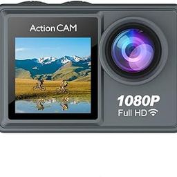 4K Action Camera: Dual Screen, Waterproof Sports Camera, 30m Underwater, 140° Wide-Angle, 2024 Ourlife WiFi Helmet Cam, Car Dashboard-picture-15