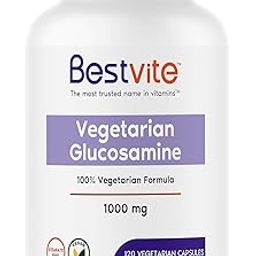 Vegetarian Glucosamine 1000mg (120 Vegetarian Capsules) - No Stearates - No Fillers-image-74