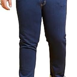 Plus Size Men's Regular Fit Solid Jeans-image-32