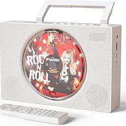 CARONSORT CD Player Boombox with Bluetooth, FM Radio, USB, AUX-in, Headphone Jack, CD-R/RW and MP3 CDs Compatible, Clear and Full Sound, Portable Stereo 10W Wired Power for Home-4