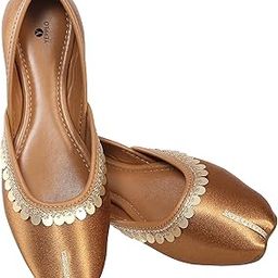 Women's Lace Work Traditional Mojari Punjabi Jutti-picture-33