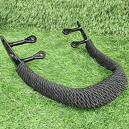 Arthlaksh Back Rest For Hero Splendor Bike Aluminum Rear Seat Handle Backrest With Rope For - Aluminium, Black-image-18