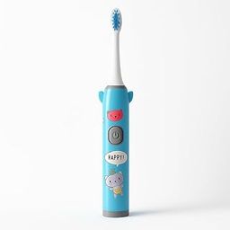 Kids Electric Toothbrush with Cartoon Print | Battery Powered, Extra Soft Bristles | 2 Brush Heads and Toothbrush for Boys & Girls (Multicolor, Pack of 1)-image-87