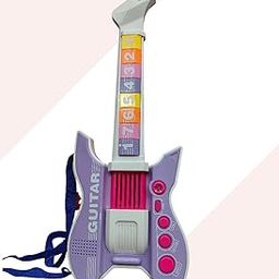 BRAVIA Toy Guitar for Kids with Lights & Sound - Battery Operated, Ages 4+ - Model 001-image-28