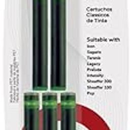SHEAFFER Pack of 5 - Skrip Green Ink Cartridges-27