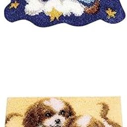 LOOM TREE 2 Set Latch Hook Kits with Basic Tool and Instruction - Bear and Puppy | Latch Hooking Kits-2