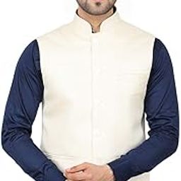 Clothing Street Men's Jute Nehru Jacket/Waist Coat-image-28