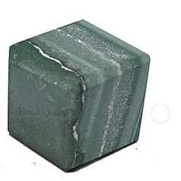 Crystal Green Zebra Jasper Mini Cube Stone cube crystal healing Cub healing stone 15-20 MM-14