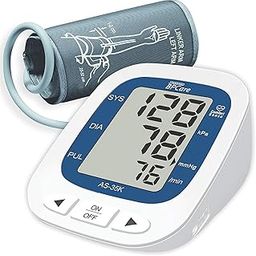 STANDARD BPCare Plus (Model: AS-35K) Blood Pressure Monitor (Blue & Royal White)-picture-2
