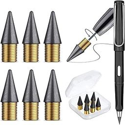 TOZKYN 1Pcs Endless, Pen for Sketch Drawing Writing, Everlasting Inkless, Eraser for, Infinite with 6pcs Replaceable Lead for Inkless Return Gift for-image-46