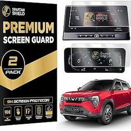 Screen Guard COMBO for MAHINDRA XUV 3XO [2024 Facelift] || 10.25 INCH INFOTAINMENT + INSTRUMENT CLUSTER Protector || AX5 AX5L AX7 AX7 || Car Display Accessories [Not Tempered Glass]-26