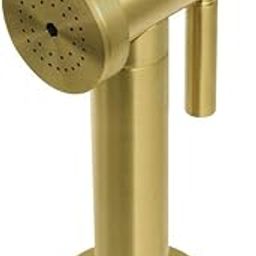 Kingston Brass KSSPR7 Kitchen Faucet Side Sprayer, Brushed Brass 6.06 x 2.75 x 1.94-image-10