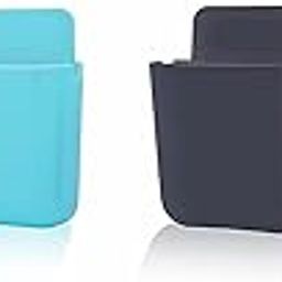 Busa Plastic 4 Pcs Wall Hanging Smart Phone Holder Stand for Home and Office | Use for Charging Stand | Charging Stand Smartphones | Multicolor-image-84