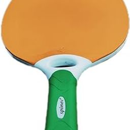 Spinec Outdoor Table Tennis Racket (Orange/Green/White) | 1 Bat | Independence Day Ltd Edition-picture-15