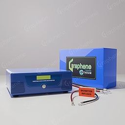 GRAPHENE 12 Volt 100AH Lithium (LFP C70) Battery & 1250 VA Pure Sine Wave Lithium Inverter, Back Up More Than 150AH Lead Acid Battery, Life Expectancy 15-20 Years, Fast Charging, 5 Years Warranty-image-1