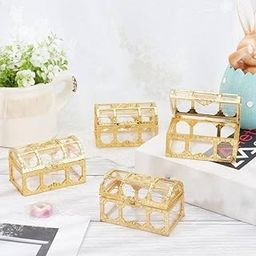 SATYAM KRAFT 6 Pcs Golden Decorative Gift Box | Multipurpose Storage for Ring Jewelry Box, Candy Storage,Wedding, Return Gifts, Jewelry | mini box Traditional & Festive Gifting (Small, 6.5 x 4 cm)-image-12