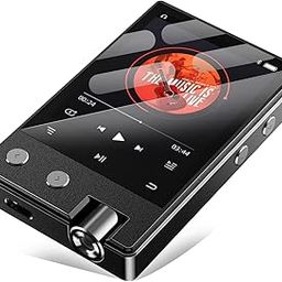 72GB HiFi MP3 Player with Bluetooth, Lossless DSD/FLAC Digital Audio Music Player Portable, DSD256/128/64 Supported, Portable 2.4" IPS Screen, 64GB Micro SD Card Included, Support Up to 256GB-16