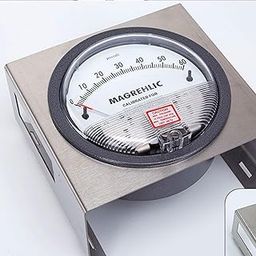 LR DECOR Micro Pressure Meter Mounting Box Portable Differential Pressure Gauge Panel-18