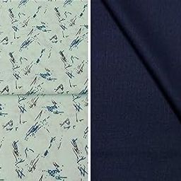 Pri & Su CottLinn Combo fo Cotton Floral Shirt 600090 & Trouser 9004-image-146