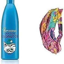 Satinique persona 100% pure coconut oil - 500 ml and stylish hair/head band [multicolor] - COMBO-image-26