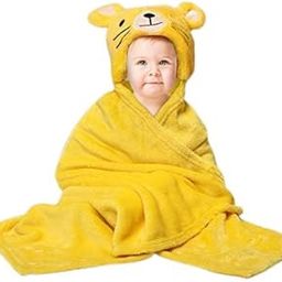 BABYZONE Cute New Born Baby Hooded Micro Fleece Soft And Super Absorbing Baby's Lovely Bath Towels || Pack of 1Pc Baby Bath Towel-image-30