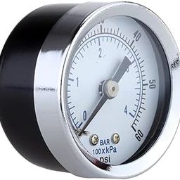 MERISHOPP® Mini Dial Pressure Manometer for Water Air Oil Black 0-60psi 0-4bar|Business & Industrial | Electrical & Test Equipment | Test Measurement & Inspection |1X Pressure-23