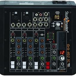 STUDIOMASTER Orb 402 SC 4 channel mixer with dual functionality of playback and recording on a pen drive or on a PC via USB audio interface-10