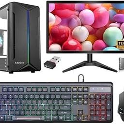 AIO-ZX06 Desktop Computer Set with Core i5 3570, 16GB RAM, 500GB SSD, 19" Monitor, Gaming Keyboard & Mouse, WiFi, Windows 10 (16-500GB)-4