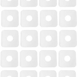 LOOM TREE 20Pcs Vinyl Record Inner Sleeves White Kraft Paper Reusable Record Protector 10in Round | Storage & Media Accessories-22