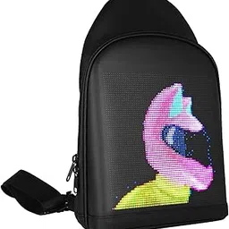 ZOOMELLA Biosled Smart Led Backpack Led Screen Display Backpack Shoulder Bag-image-1