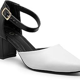 Women 2.5 Inch Block Heel Pumps Sandals-image-8