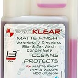 PROKLEAR Matte Finish Waterless Dry Wash for Car Bike 250ml Concentrate 100 times dilution | Makes 25 liters ready to use | Car Bike Clean, Protect & Maintain Showroom Sheen of Matte Bikes & Cars-image-67