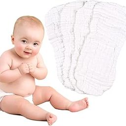 MOM CARE Muslin Liner For Reusable Diapers,Inserts For Cloth Diapers. Nappy Liners Super Soft for newborn,baby,infant, toddlers 0-24 months pack of 4-22
